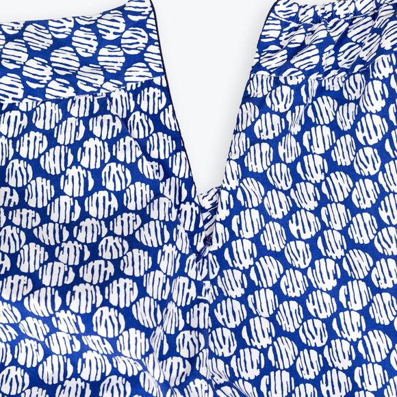 Liz Claiborne Plus Blue White Print Circle Skirt 22W - Picture 7 of 9